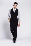 Bistro Male Vest W/ Patch Pockets