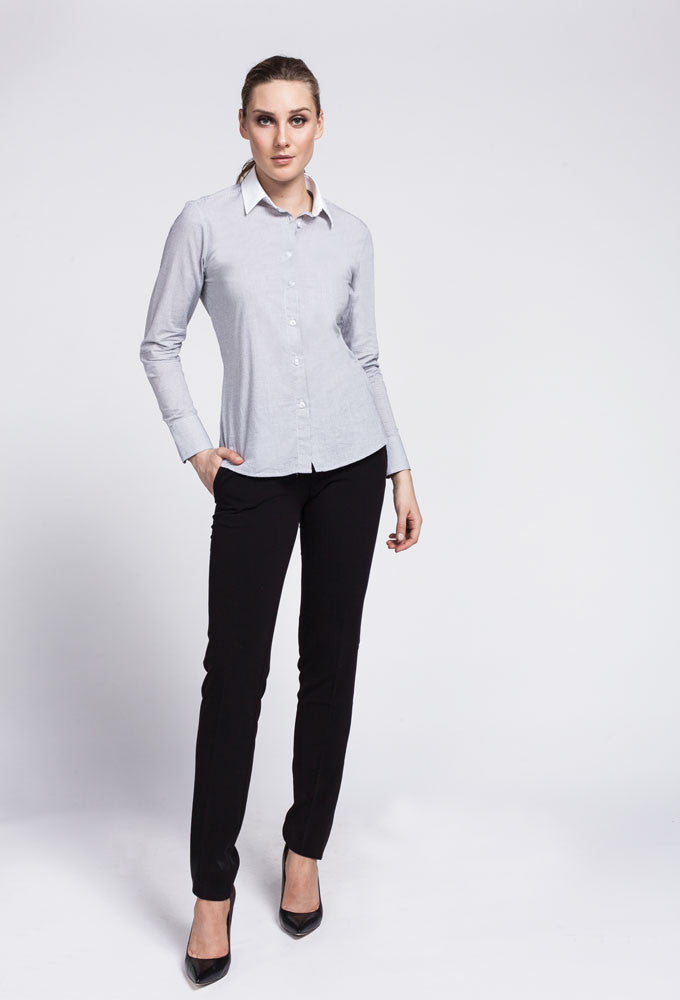Oxford Women's Mini Check Dress Shirt