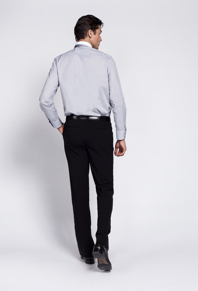 Oxford Men's Mini Check Dress Shirt